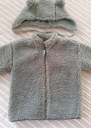 Kapüşonlu Erkek Çocuk  Kürklü Mont - Görsel 2