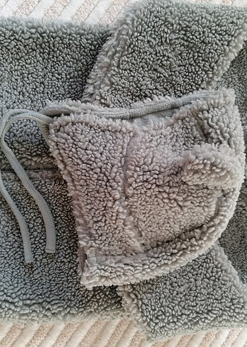 Kapüşonlu Erkek Çocuk  Kürklü Mont - Görsel 3