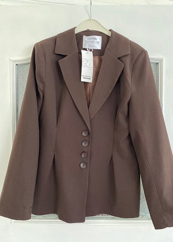 Zara Sikligin Simgesi Kahverengi Blazer Ceket