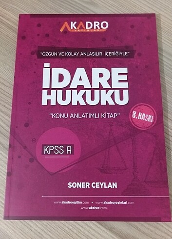 A kadro idare hukuku konu anlatımı kpss a