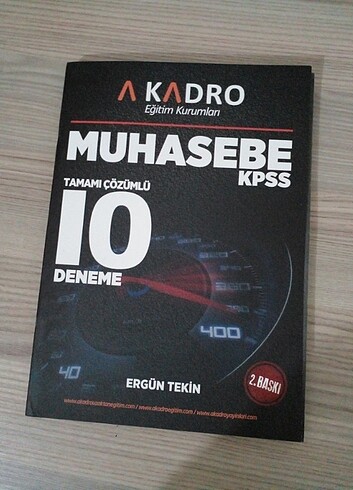  Muhasebe deneme 