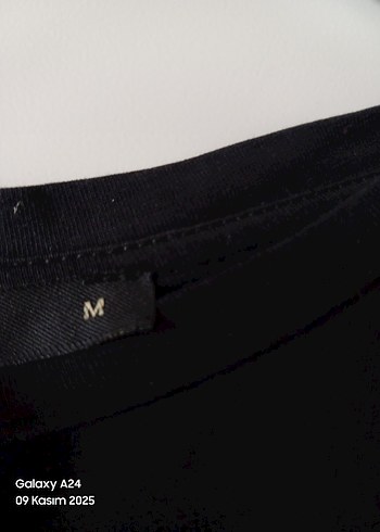 Kısa Kollu Siyah Hamile Tişörtü - Görsel 2