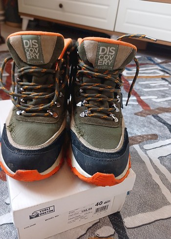 Kamuflaj Desenli Gri Outdoor Botlar - Görsel 2