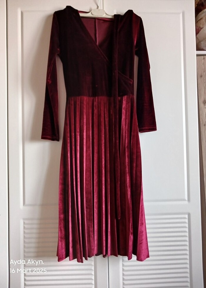 kadife abiye - Görsel 4