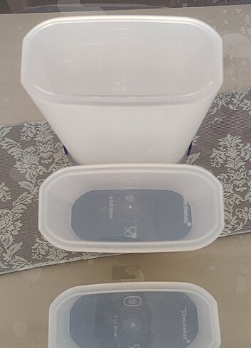  Beden lacivert Renk Tupperware Oval Set 