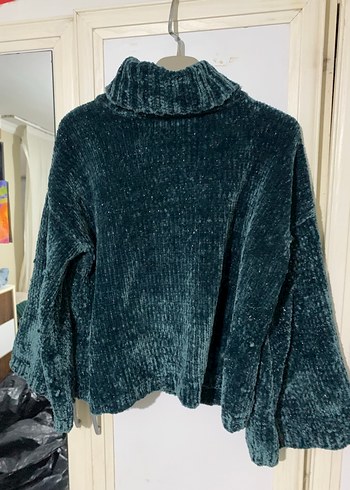 Gri Kadın Triko Balıkçı Yaka Kazak - Görsel 4