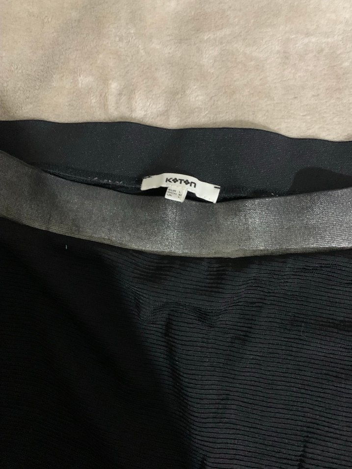 Siyah Midi Kalem Etek - Görsel 2