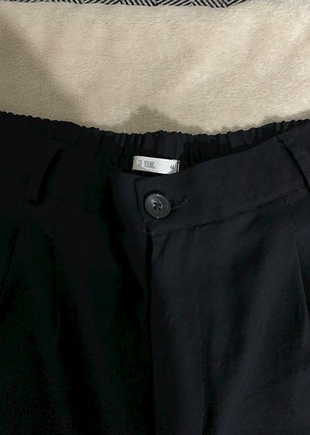 Siyah Salaş Kumaş Pantolon - Görsel 3