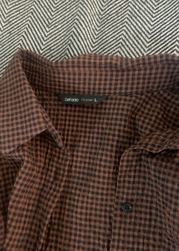 Bele oturan Vintage gömlek - Görsel 6