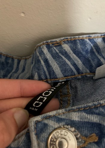 Mavi Batik Desenli Kadın Denim Pantolon - Görsel 6