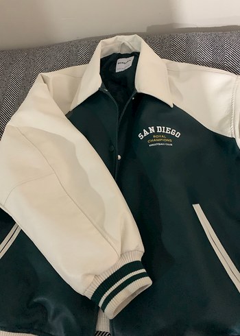 Bershka deri ceket - Görsel 5