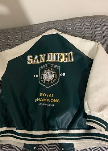 Bershka deri ceket - Görsel 6