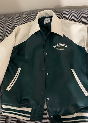 Bershka deri ceket - Görsel 4