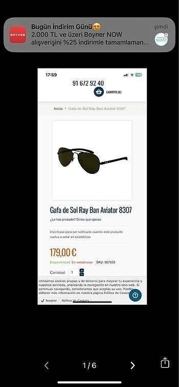 Ray ban özel üretim unısex güneş gözlüğü.