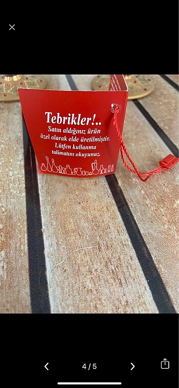 Beden altın Renk Dekoratif konsol set