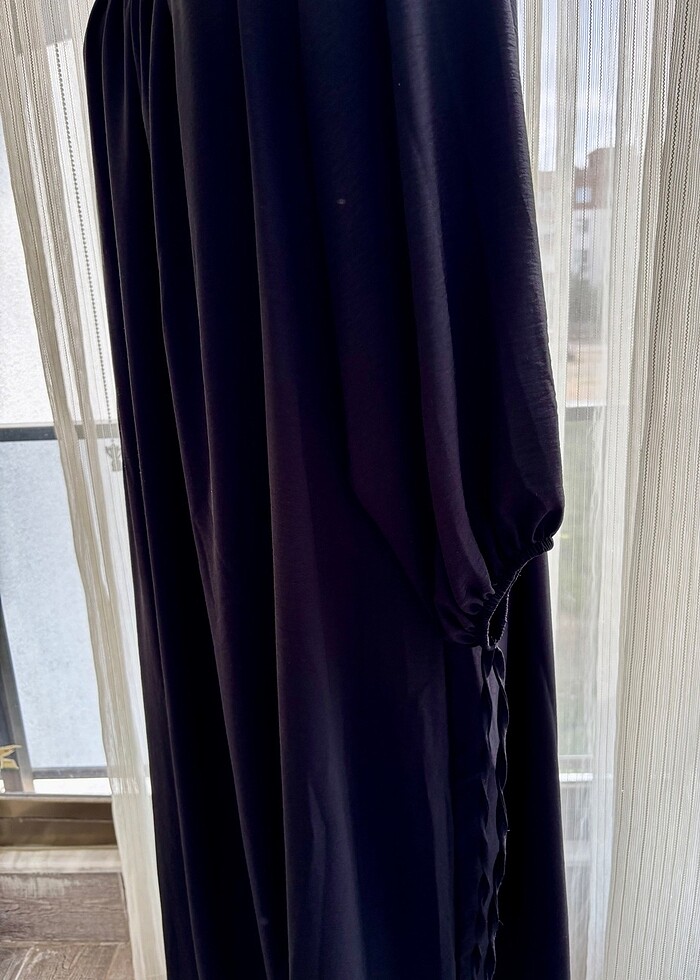 SİYAH HAMİLE ELBİSESİ - Görsel 3