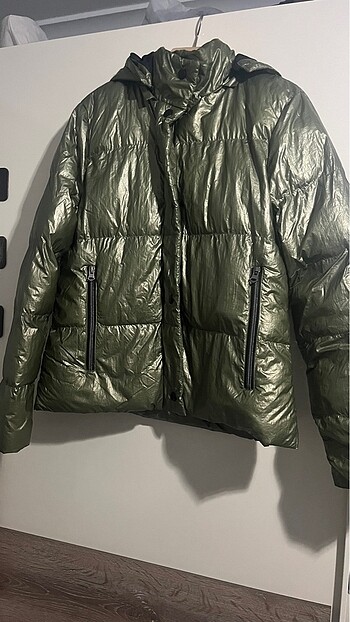 LC Waikiki Yeşil şişme mont
