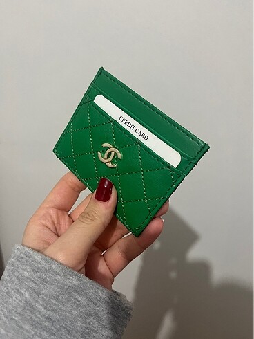  Beden yeşil Renk Chanel kartlık