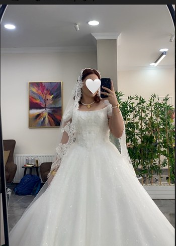 Özel tasarım Beyaz Prenses Gelinlik - Görsel 3