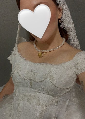 Özel tasarım Beyaz Prenses Gelinlik - Görsel 2