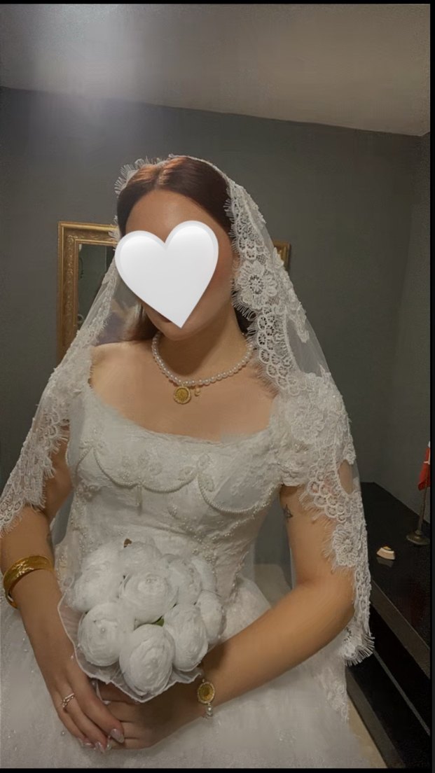 Özel tasarım Beyaz Prenses Gelinlik - Görsel 4