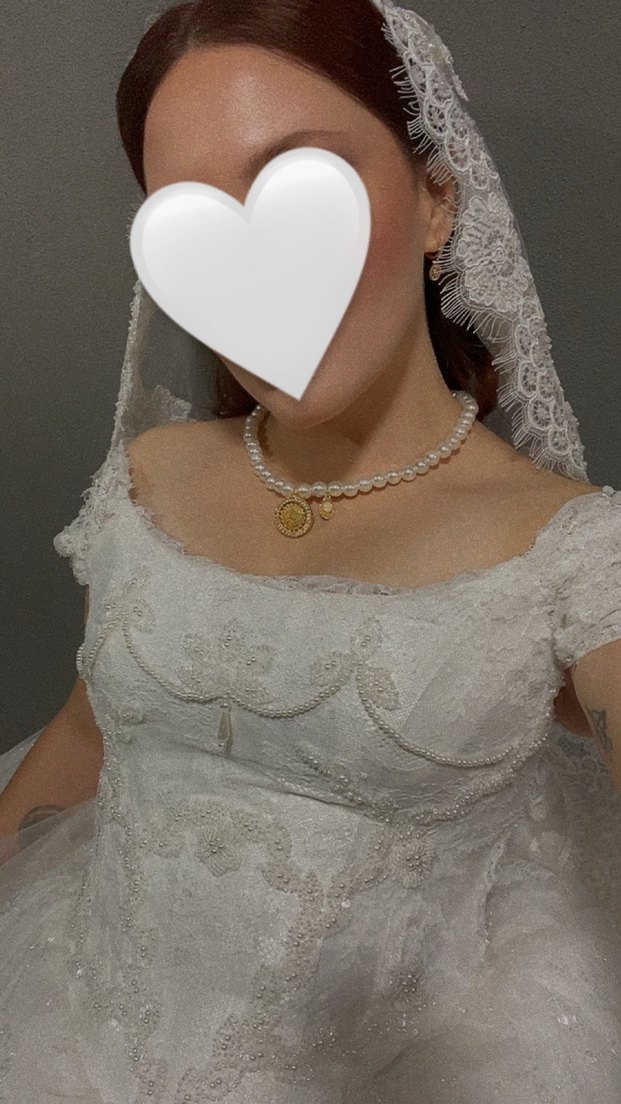 Özel tasarım Beyaz Prenses Gelinlik - Görsel 2