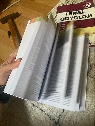  Tertemiz hiç kullanılmamış temel odyoloji kitabı