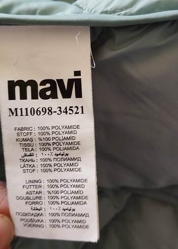 Mavi Marka %100 Polyamide Kumaş Etiket - Görsel 2