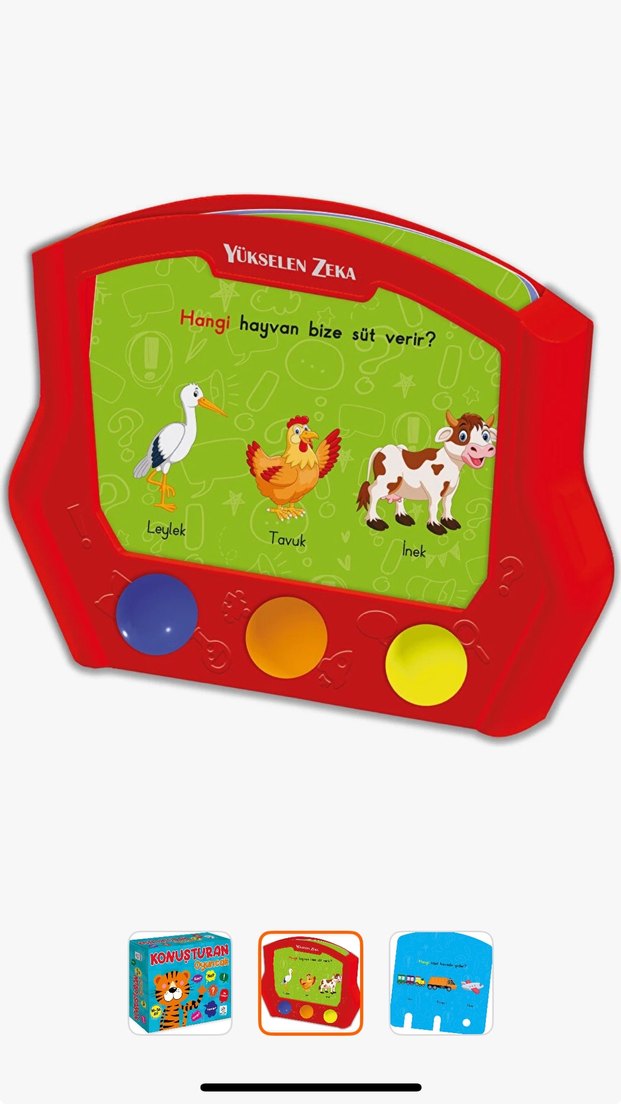 Konuşan Eğitici Oyuncak - Çok Renkli - Görsel 2