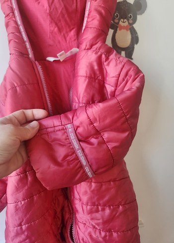 Pembe Parlak Fermuarlı Bebek Kız Tulumu - Görsel 5