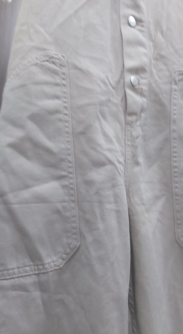 Bej Düğmeli Keten Midi Tulum Slopet - Görsel 2