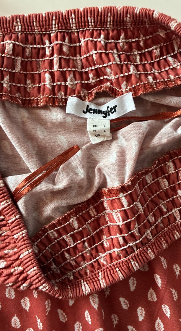 Kadın Kırmızı Bohem Mini Tulum - Görsel 2