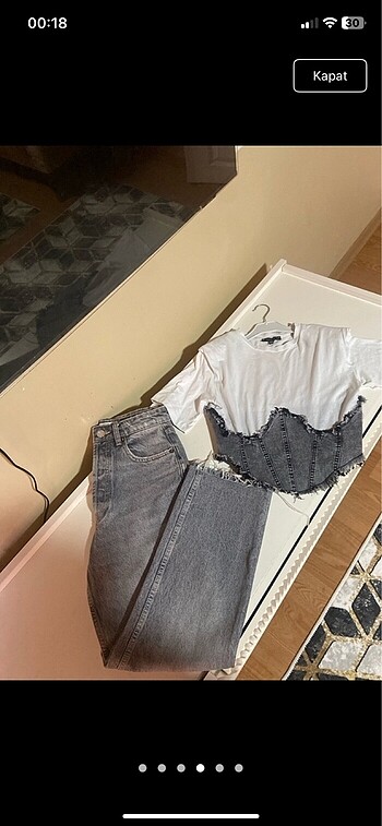 Zara pantolon ve üst