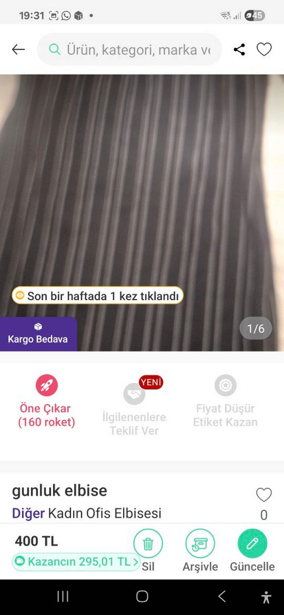 buyukbeden elbise - Görsel 2