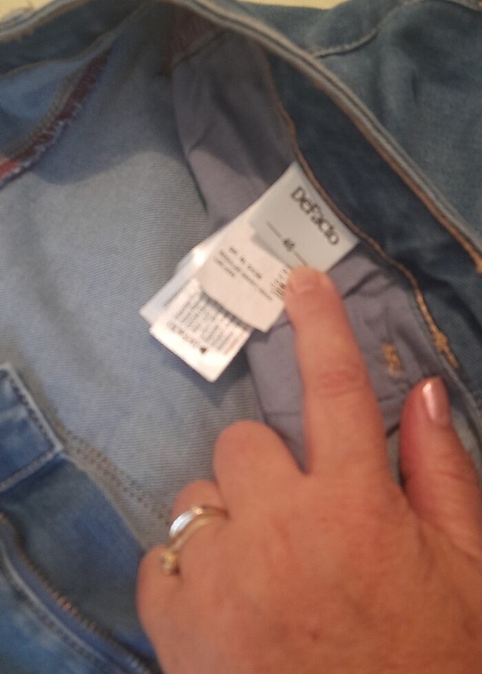 Yüksek bel jean - Görsel 2