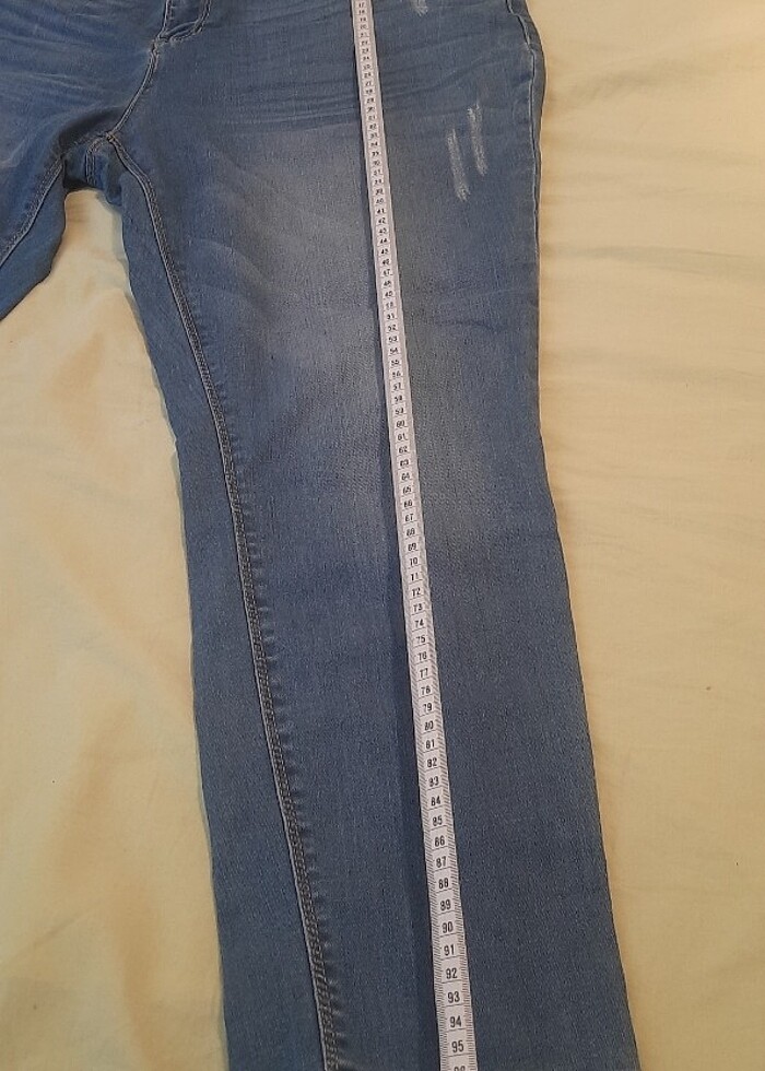 Yüksek bel jean - Görsel 5