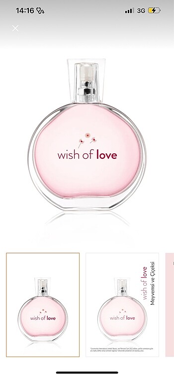 Avon Wish Of Love