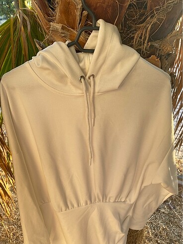 l Beden beyaz Renk Beyaz Sweatshirt Elbise