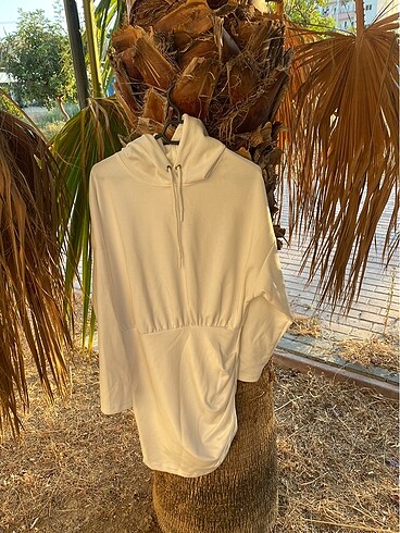 Diğer Beyaz Sweatshirt Elbise