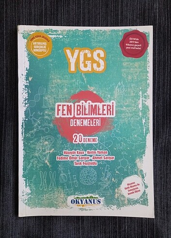 YGS Fen Bilimleri Denemeleri