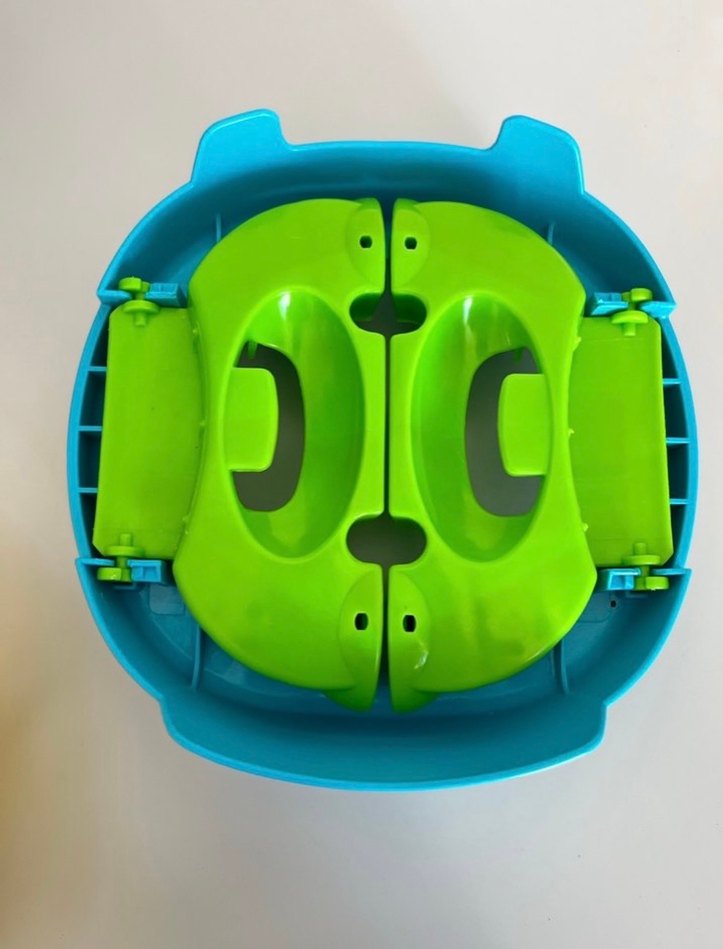 Renkli Turkuaz Bebek tuvaleti - Görsel 2