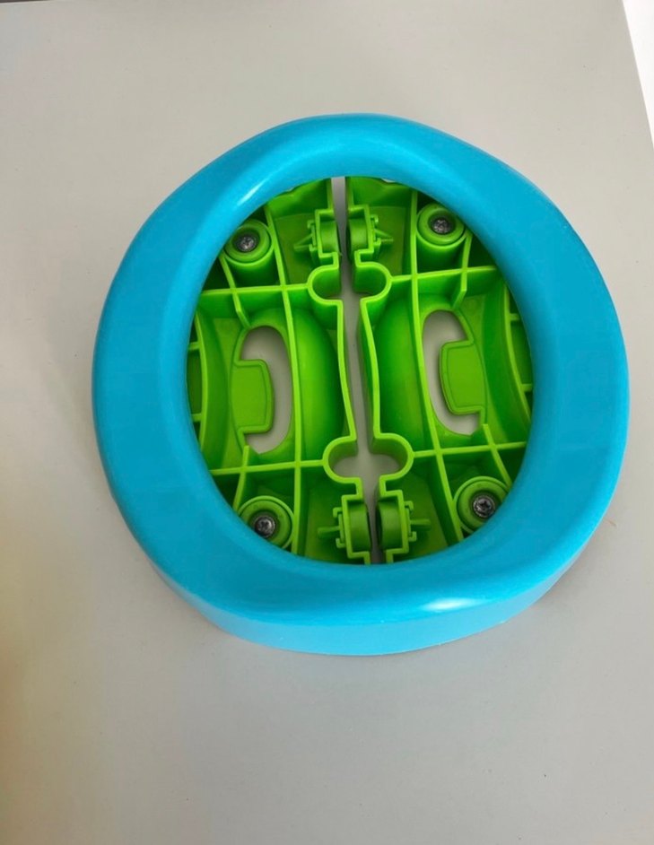 Renkli Turkuaz Bebek tuvaleti - Görsel 3