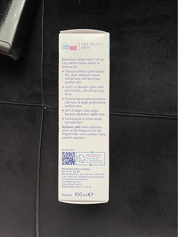 Sebamed Sebamed pişik kremi