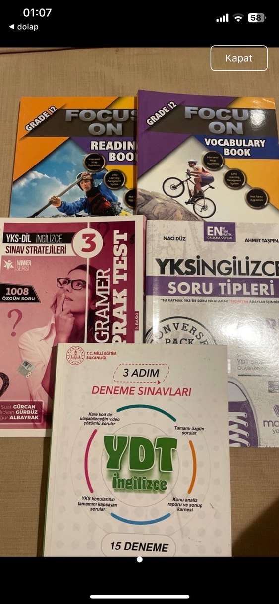 ydt testler ve kitaplar - Görsel 4