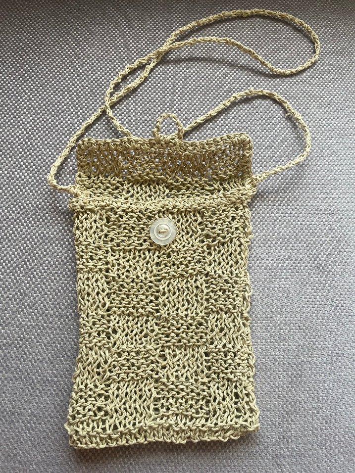 Hasır Örgü Çapraz Çanta - Görsel 2