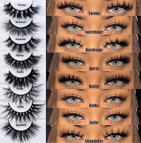 anime lashes manga takma kirpik - Görsel 10