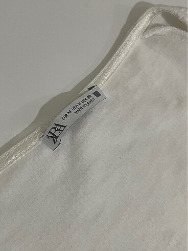 Zara zara beyaz crop