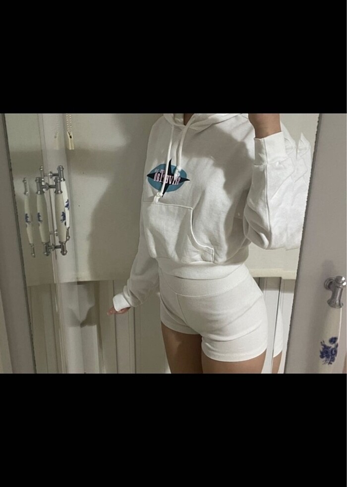 bershka mini şort - Görsel 2