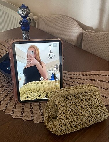 Beden burslu clutch çanta
