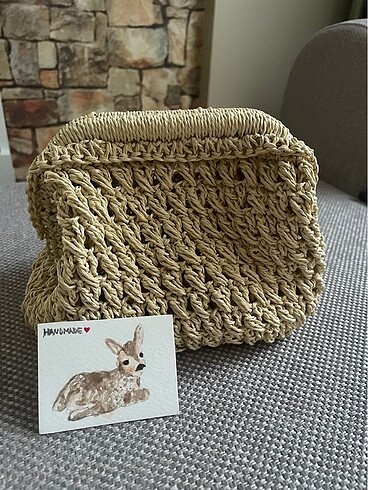 Mango burslu clutch çanta